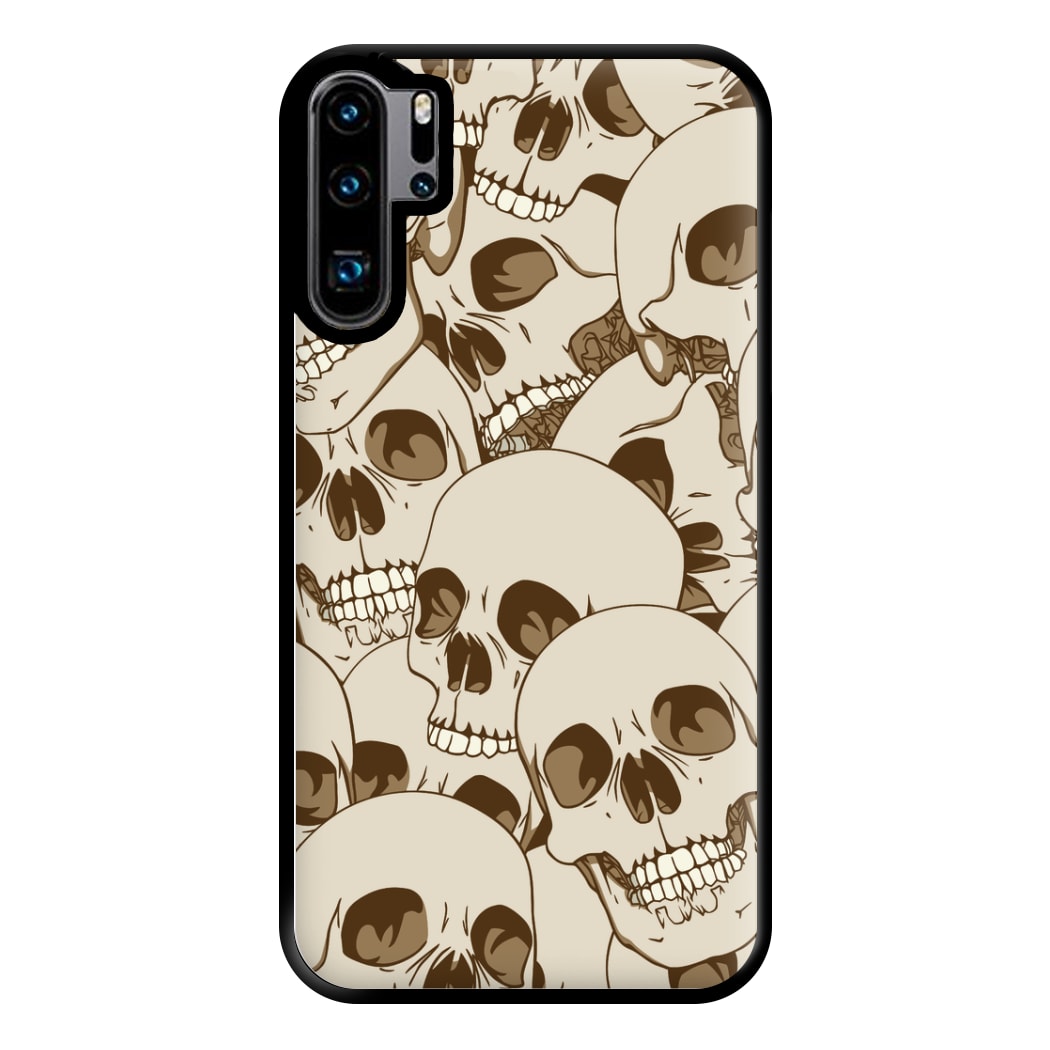 Skull Pattern - Halloween Phone Case for Huawei P30 Pro