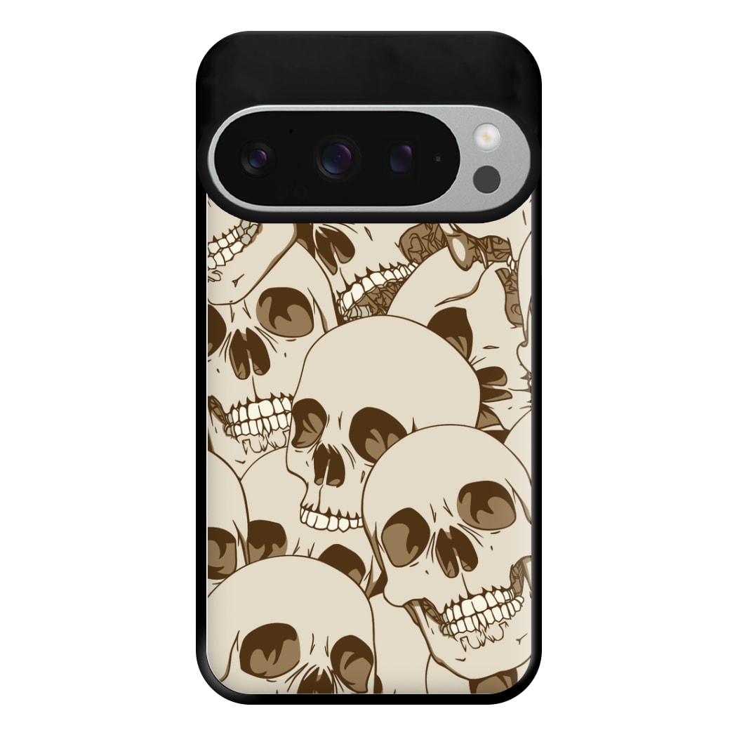 Skull Pattern - Halloween Phone Case for Google Pixel 9 Pro XL