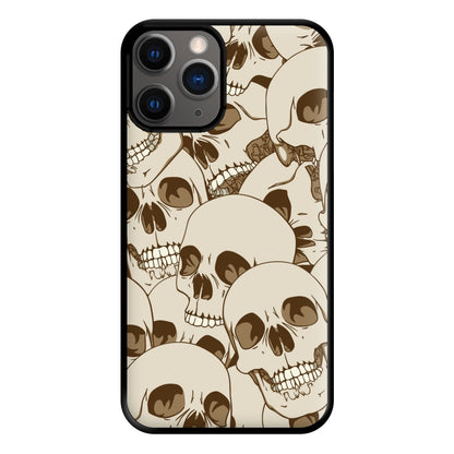 Skull Pattern - Halloween Phone Case for iPhone 12 Pro Max