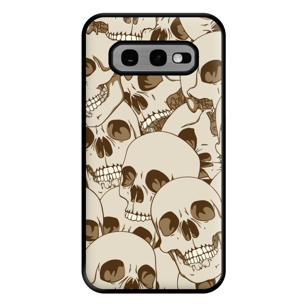 Skull Pattern - Halloween Phone Case for Galaxy S10e