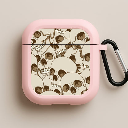 Skull Pattern - Halloween Pink AirPods Case