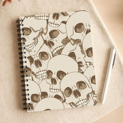 Skull Pattern - Halloween Notepad
