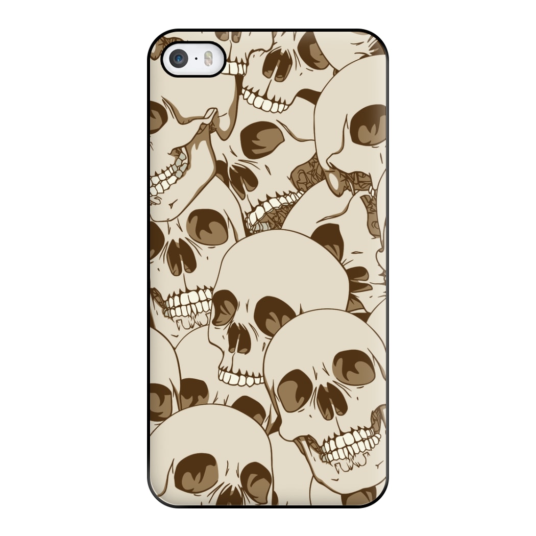 Skull Pattern - Halloween Phone Case for iPhone 5 / 5s / SE 2016