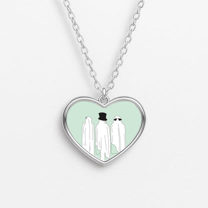 Ghost Crew - Halloween Heart Necklace
