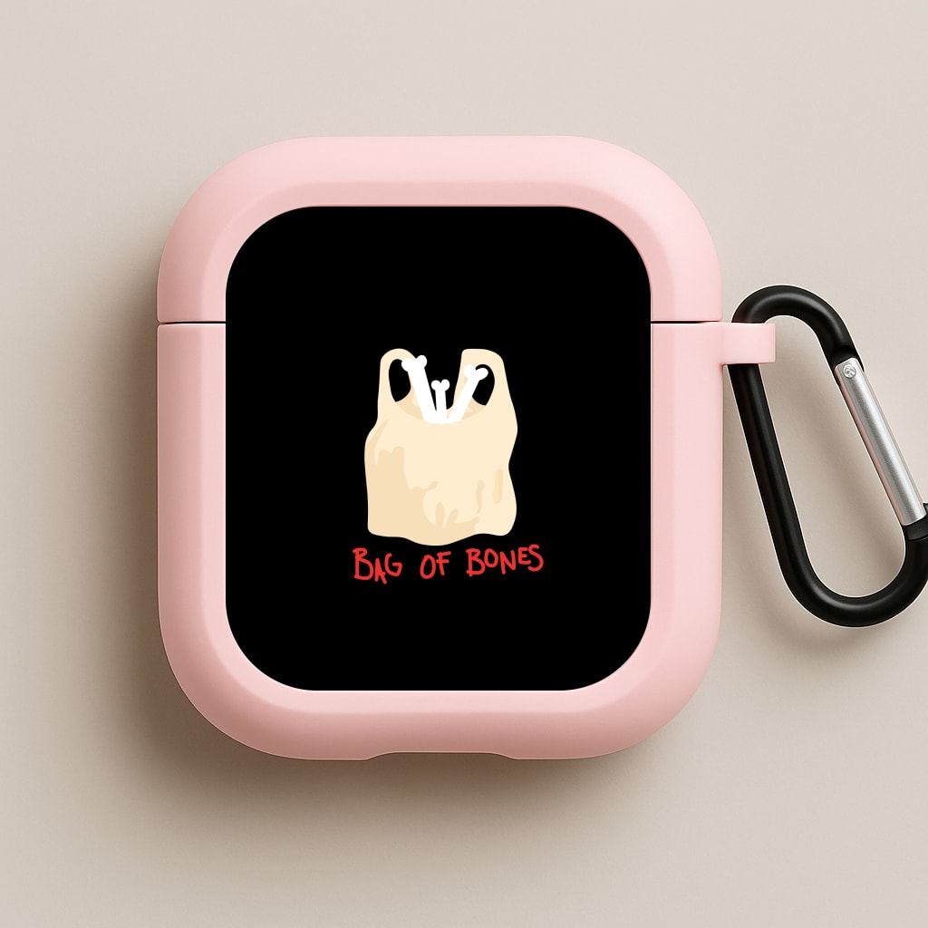 Bag Of Bones - Halloween Pink AirPods Case