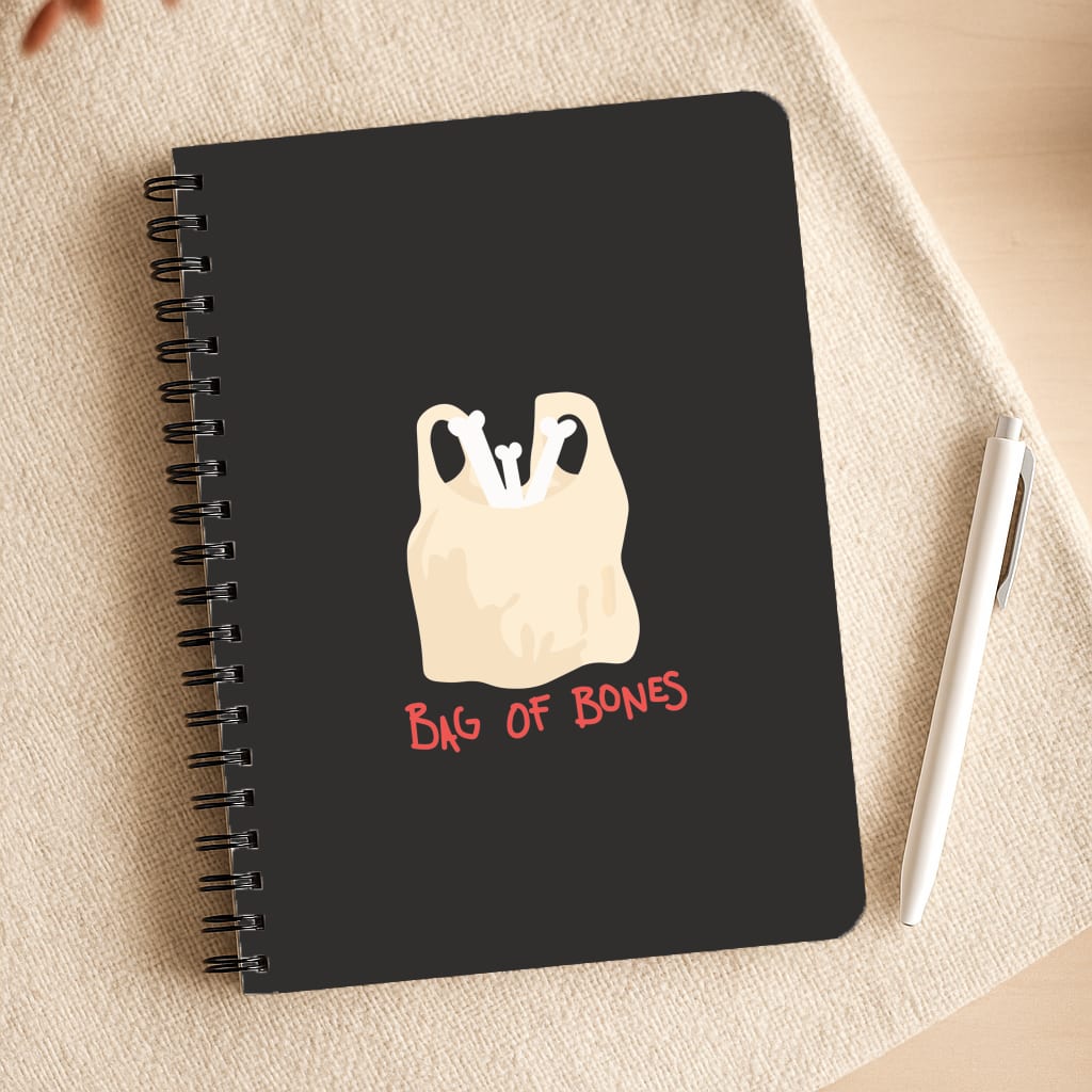 Bag Of Bones - Halloween Notepad