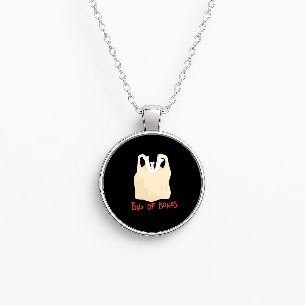 Bag Of Bones - Halloween Circle Necklace