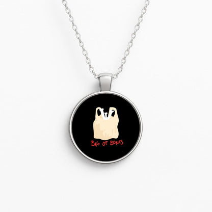 Bag Of Bones - Halloween Circle Necklace