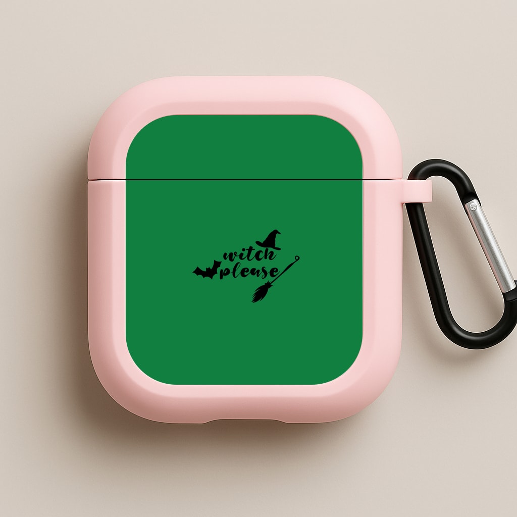 Witch Please - Halloween Pink AirPods Case