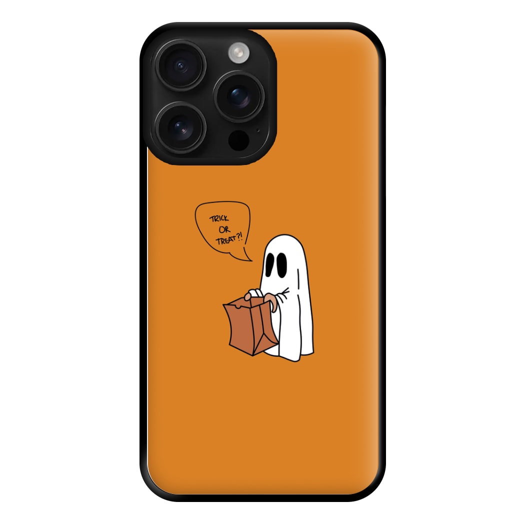 Trick Or Treat Ghost - Halloween Phone Case