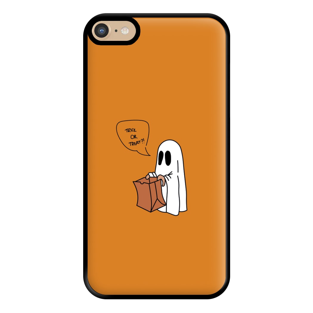 Trick Or Treat Ghost - Halloween Phone Case for iPhone 6 Plus / 7 Plus / 8 Plus