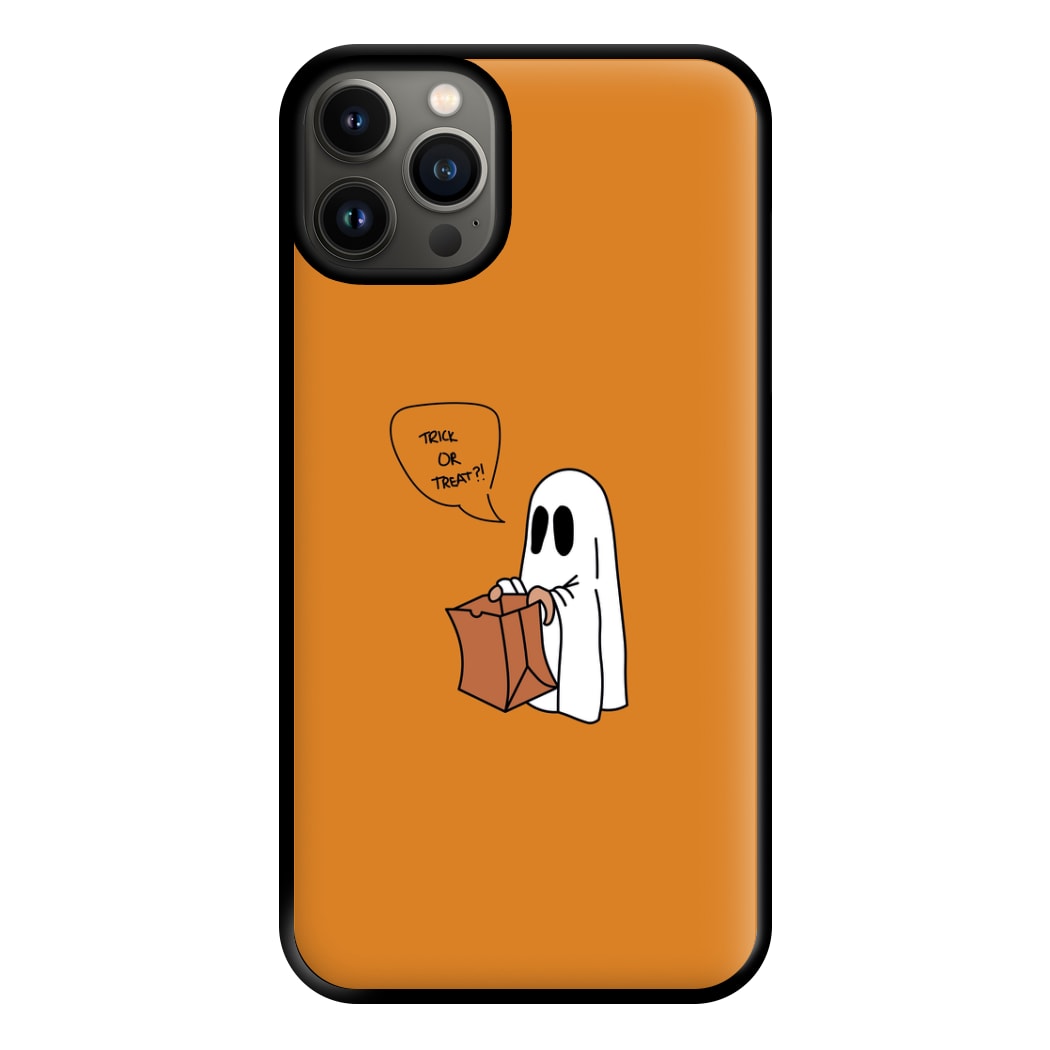 Trick Or Treat Ghost - Halloween Phone Case for iPhone 13