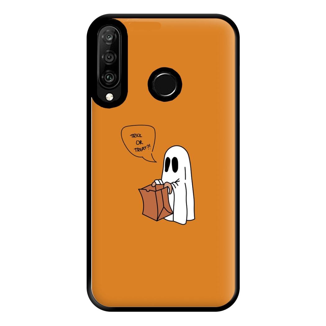 Trick Or Treat Ghost - Halloween Phone Case for Huawei P30 Lite