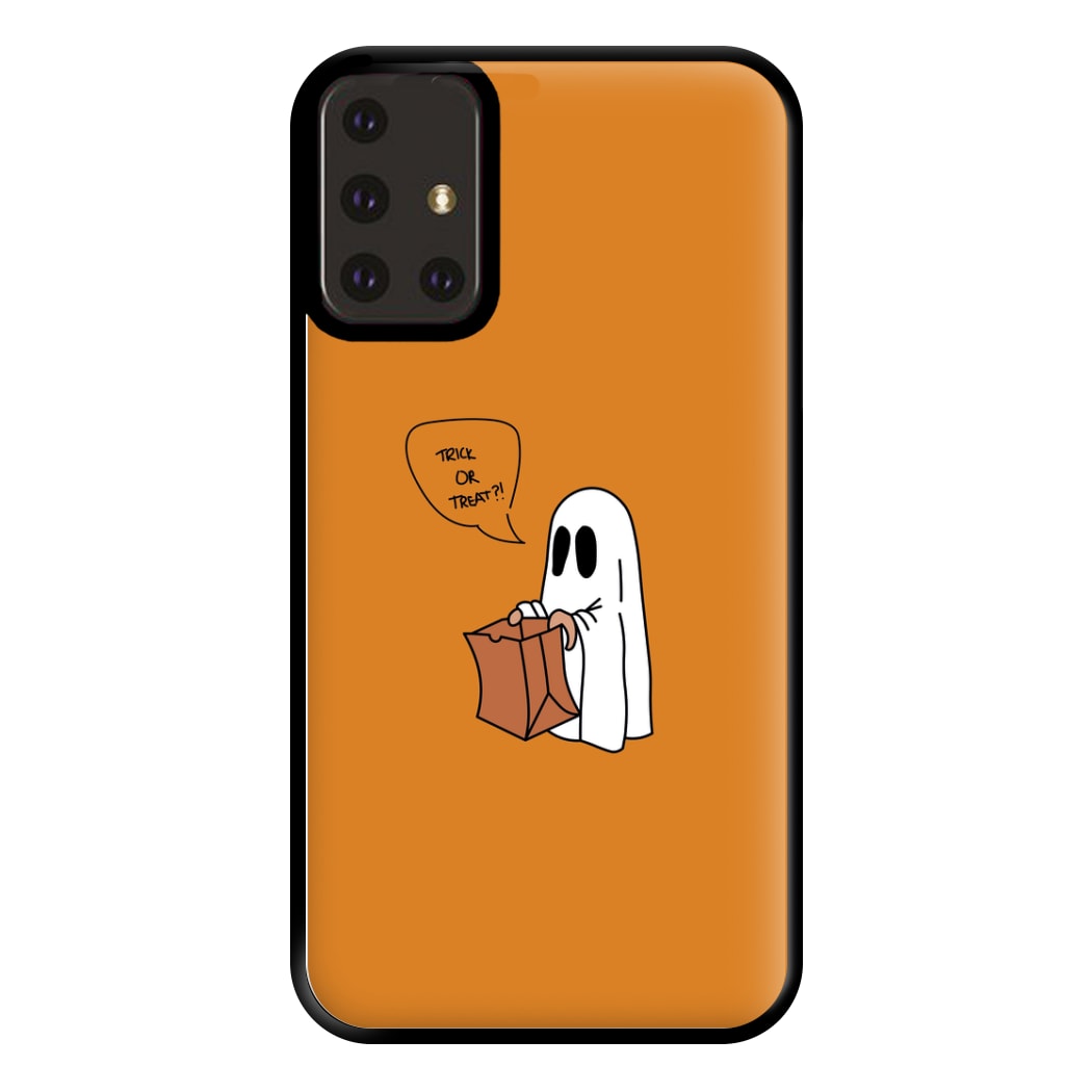 Trick Or Treat Ghost - Halloween Phone Case for Galaxy A71