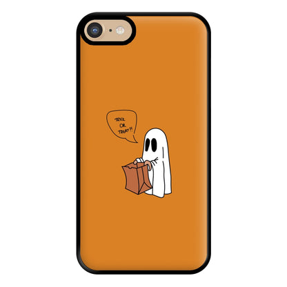 Trick Or Treat Ghost - Halloween Phone Case for iPhone 6 / 7 / 8 / SE