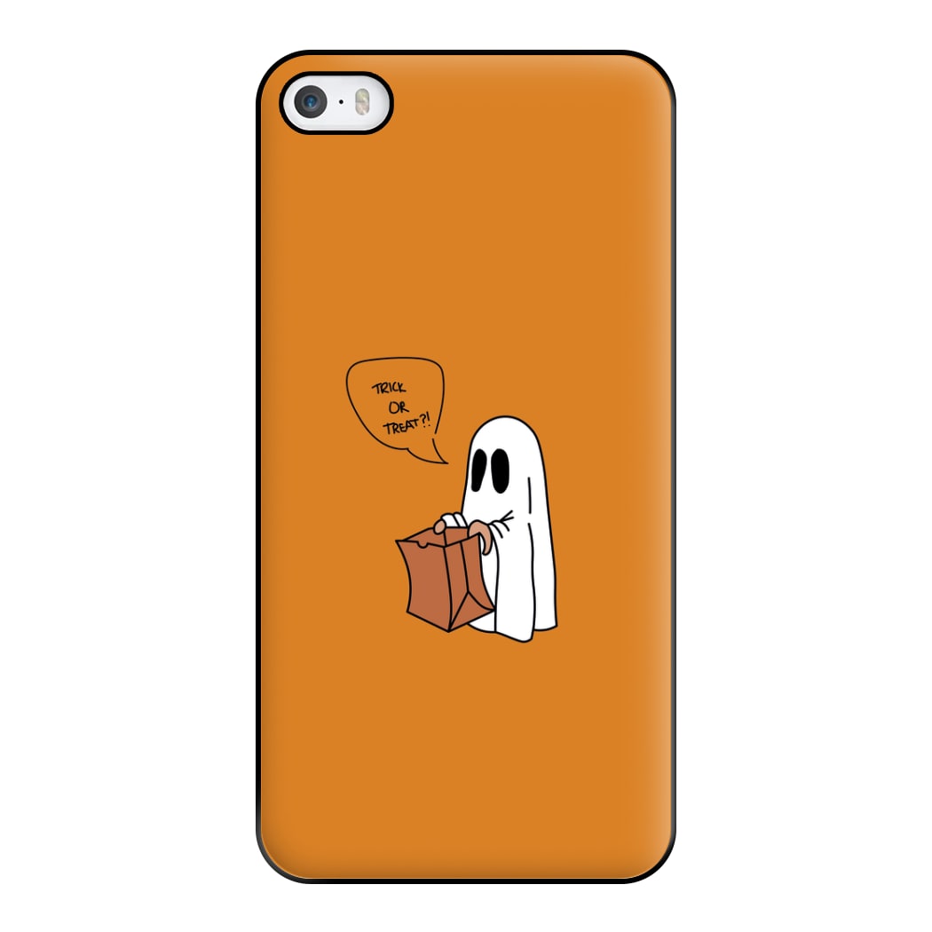 Trick Or Treat Ghost - Halloween Phone Case for iPhone 5 / 5s / SE 2016