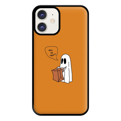 Trick Or Treat Ghost - Halloween Phone Case for iPhone 11