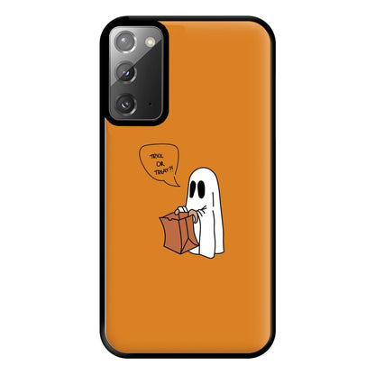 Trick Or Treat Ghost - Halloween Phone Case for Galaxy Note 20 Ultra