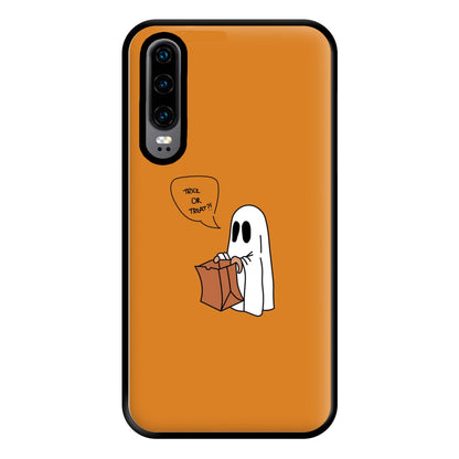 Trick Or Treat Ghost - Halloween Phone Case for Huawei P30