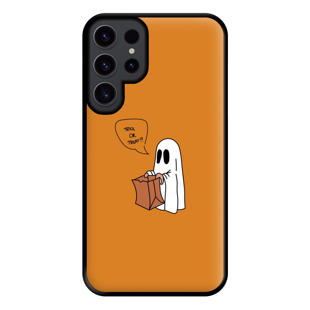 Trick Or Treat Ghost - Halloween Phone Case for Galaxy S23 Ultra