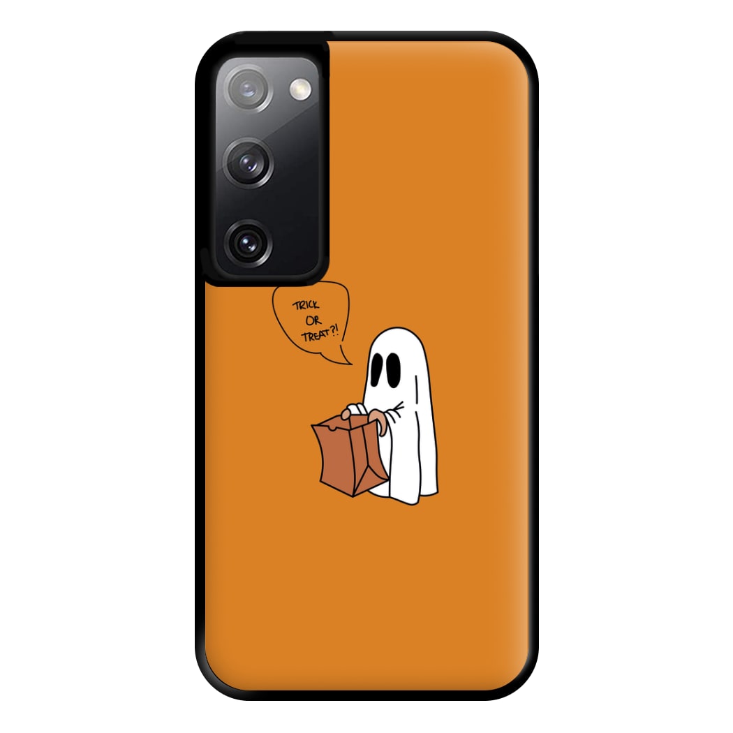 Trick Or Treat Ghost - Halloween Phone Case for Galaxy S20