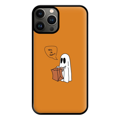 Trick Or Treat Ghost - Halloween Phone Case for iPhone 11 Pro Max