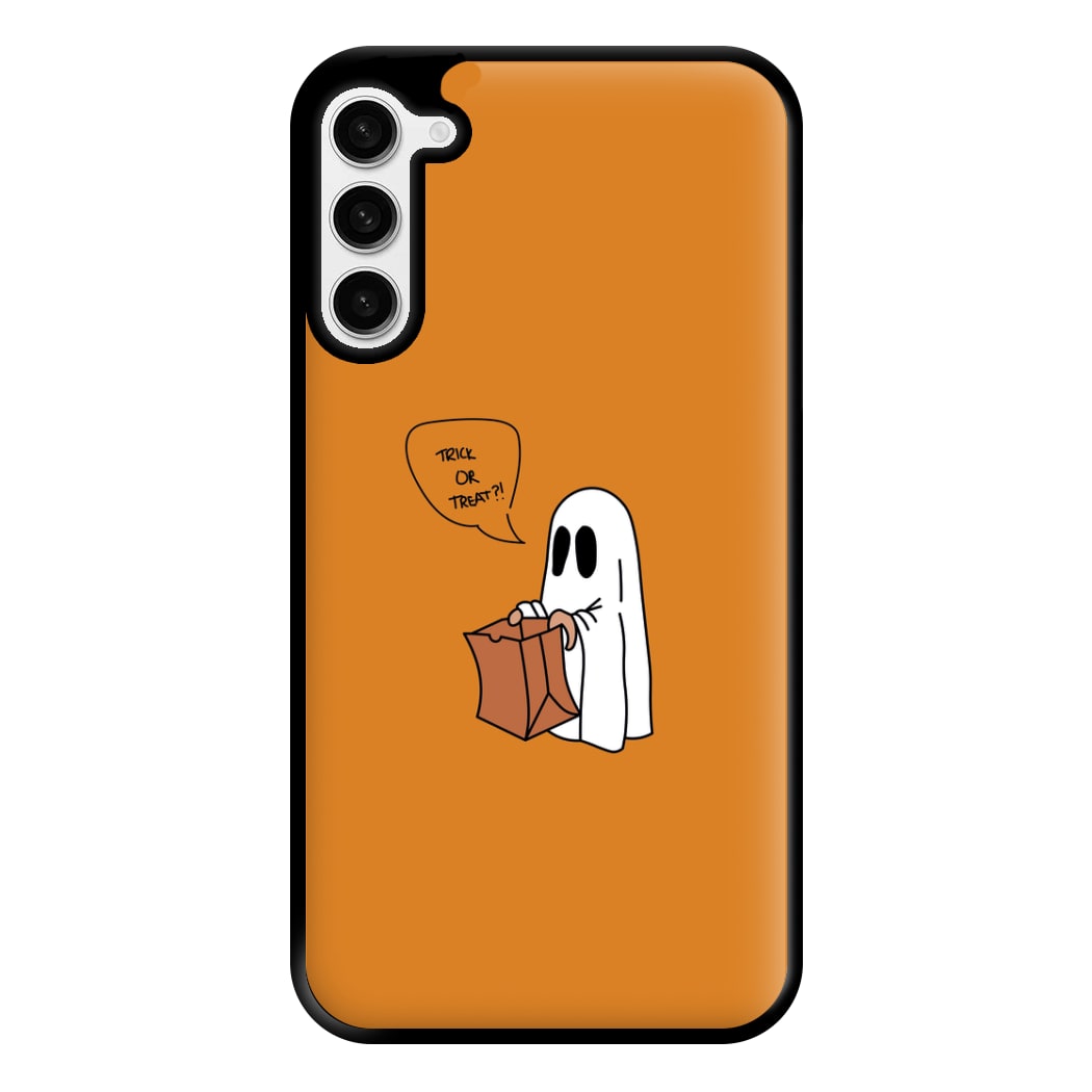 Trick Or Treat Ghost - Halloween Phone Case for Galaxy S23 Plus