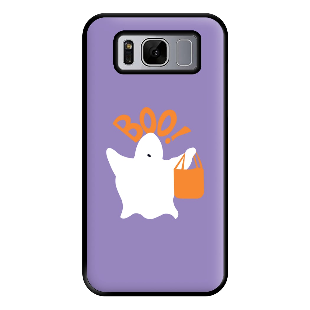 Ghost Boo! - Halloween Phone Case for Galaxy S8 Plus