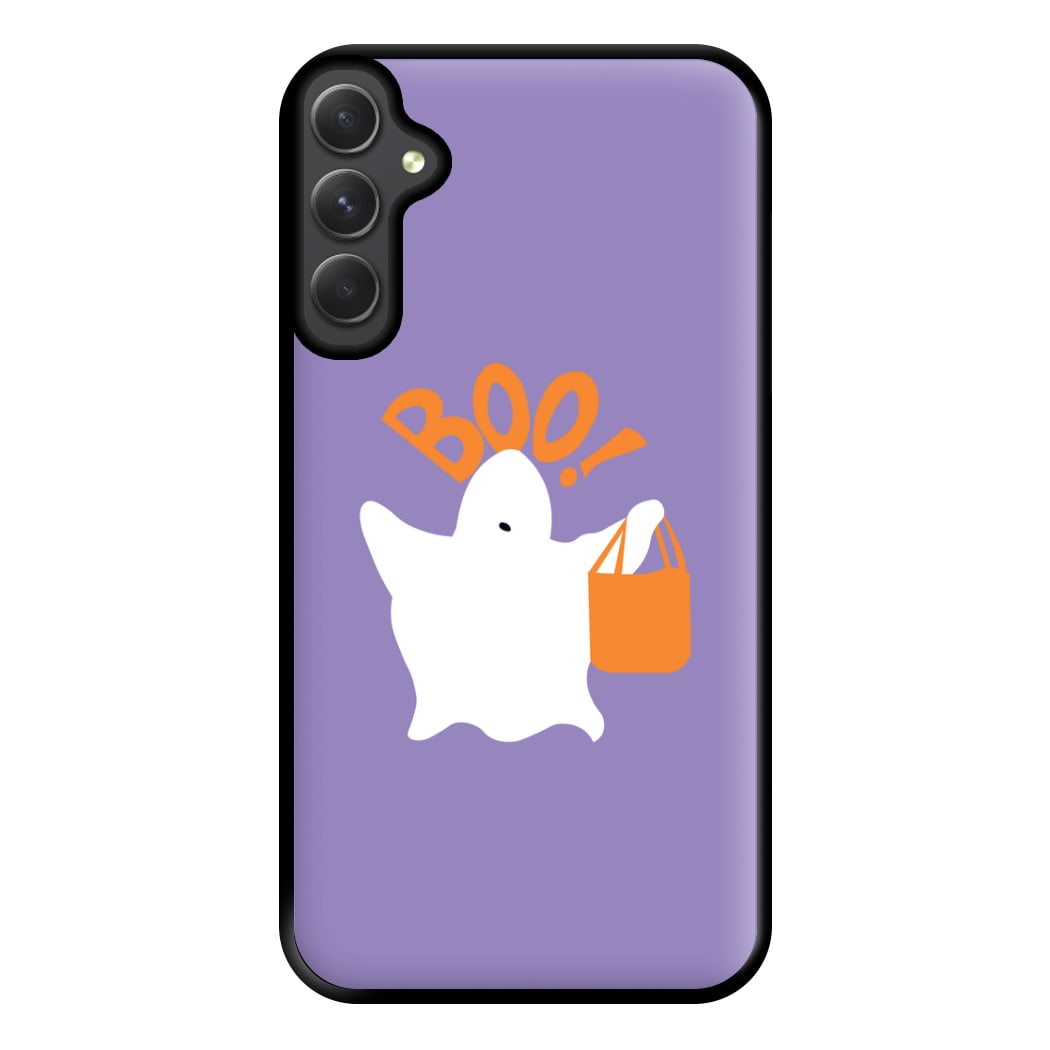 Ghost Boo! - Halloween Phone Case for Galaxy A14