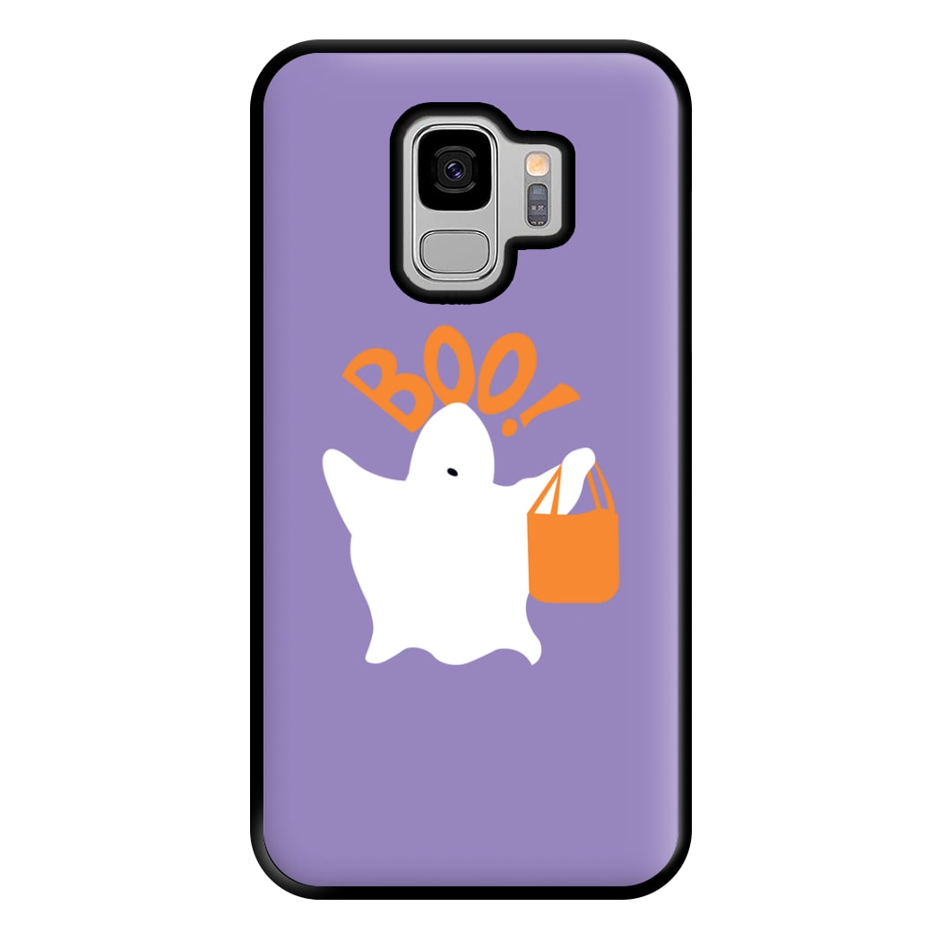 Ghost Boo! - Halloween Phone Case for Galaxy S9 Plus