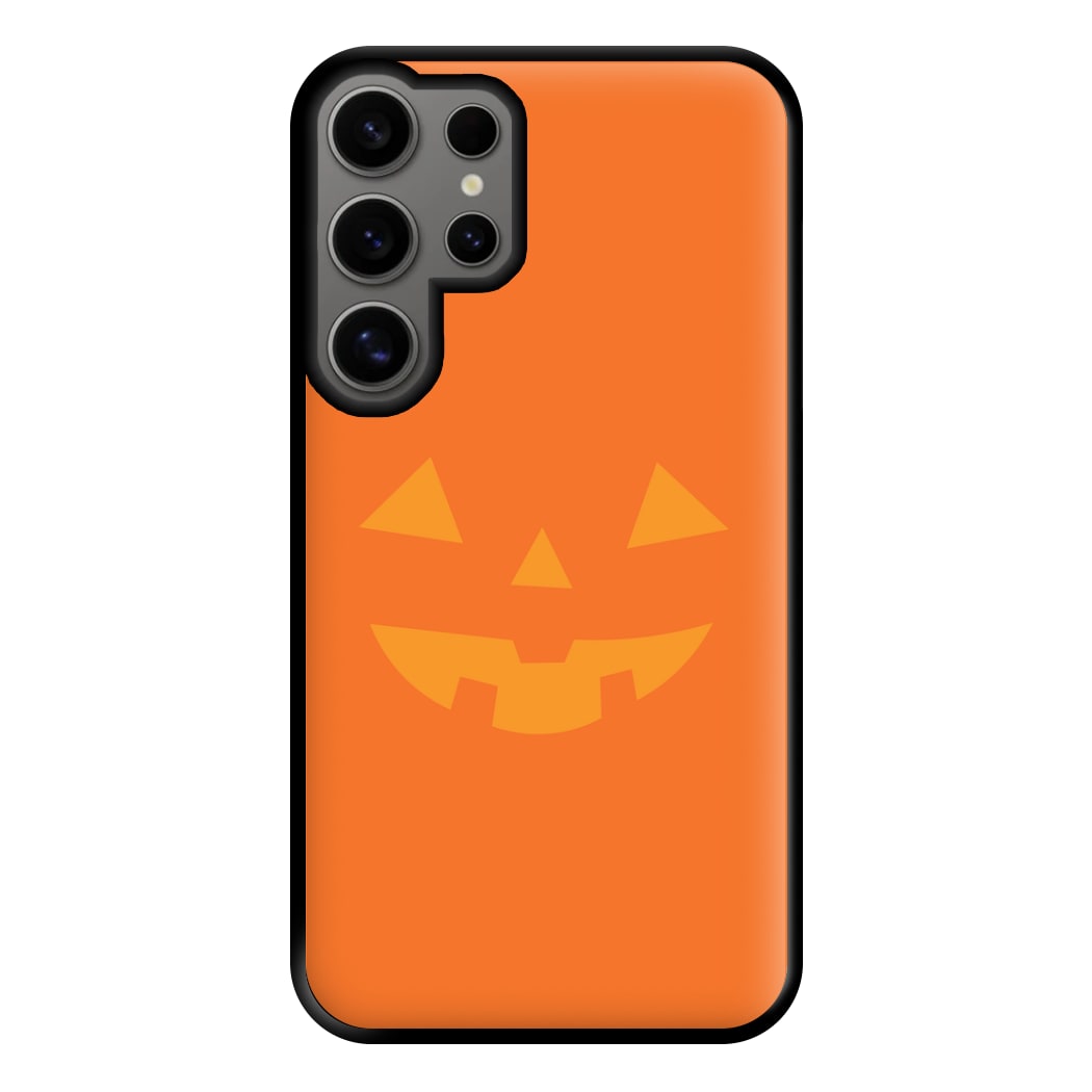 Pumpkin Face - Halloween Phone Case for Galaxy S24 Ultra