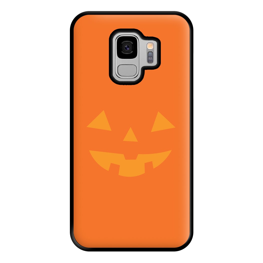 Pumpkin Face - Halloween Phone Case for Galaxy S9 Plus