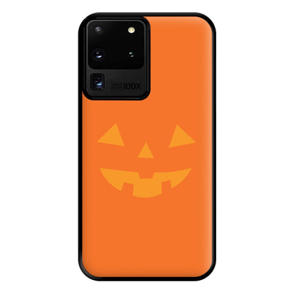 Pumpkin Face - Halloween Phone Case for Galaxy S20 Ultra