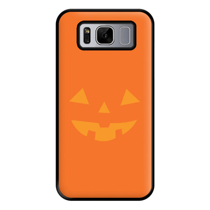 Pumpkin Face - Halloween Phone Case for Galaxy S8 Plus