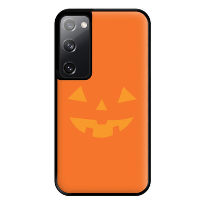 Pumpkin Face - Halloween Phone Case for Galaxy S20