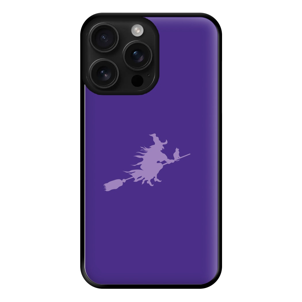 Witch And Cat - Halloween Phone Case for iPhone 16 Pro Max