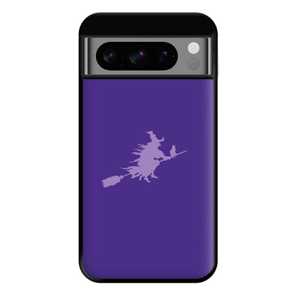 Witch And Cat - Halloween Phone Case for Google Pixel 8 Pro