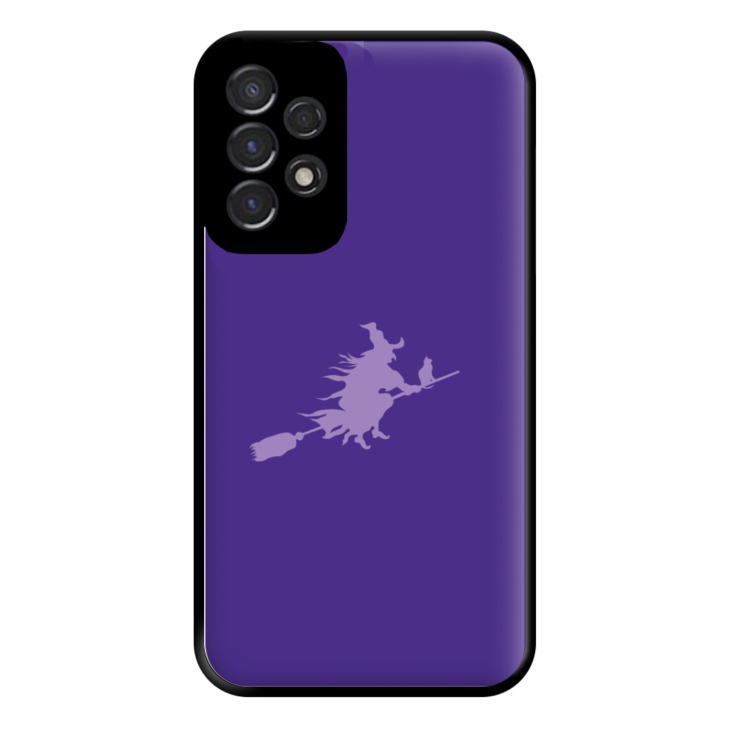 Witch And Cat - Halloween Phone Case for Galaxy A53