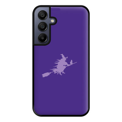 Witch And Cat - Halloween Phone Case for Galaxy A15