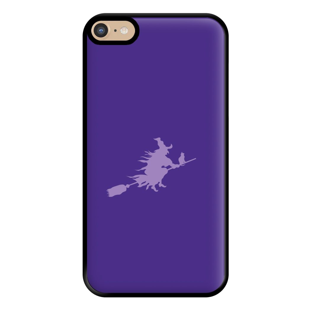 Witch And Cat - Halloween Phone Case for iPhone 6 Plus / 7 Plus / 8 Plus