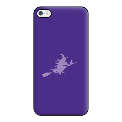 Witch And Cat - Halloween Phone Case for iPhone 5 / 5s / SE 2016