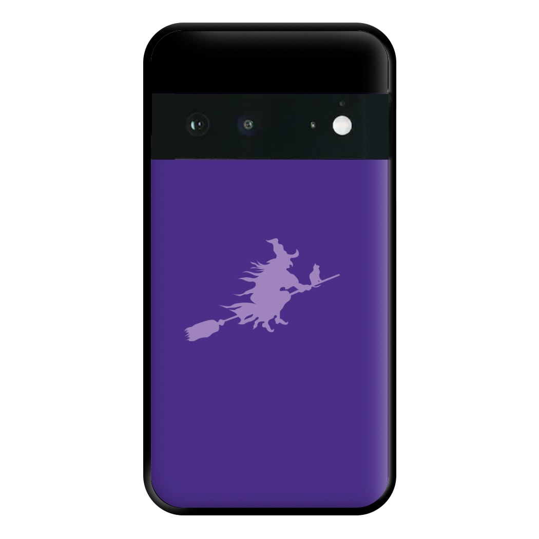 Witch And Cat - Halloween Phone Case for Google Pixel 6a