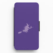 Witch And Cat - Halloween Flip / Wallet Phone Case 1