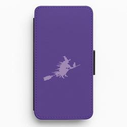 Witch And Cat - Halloween Flip / Wallet Phone Case