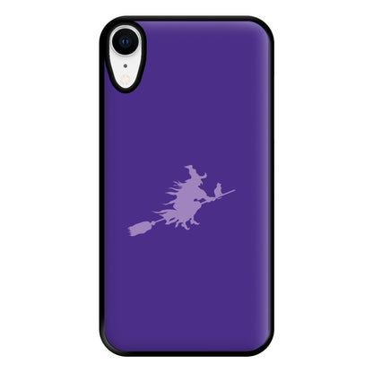 Witch And Cat - Halloween Phone Case for iPhone XR