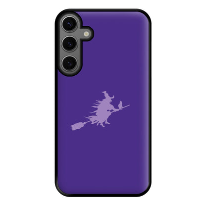 Witch And Cat - Halloween Phone Case for Galaxy S23FE