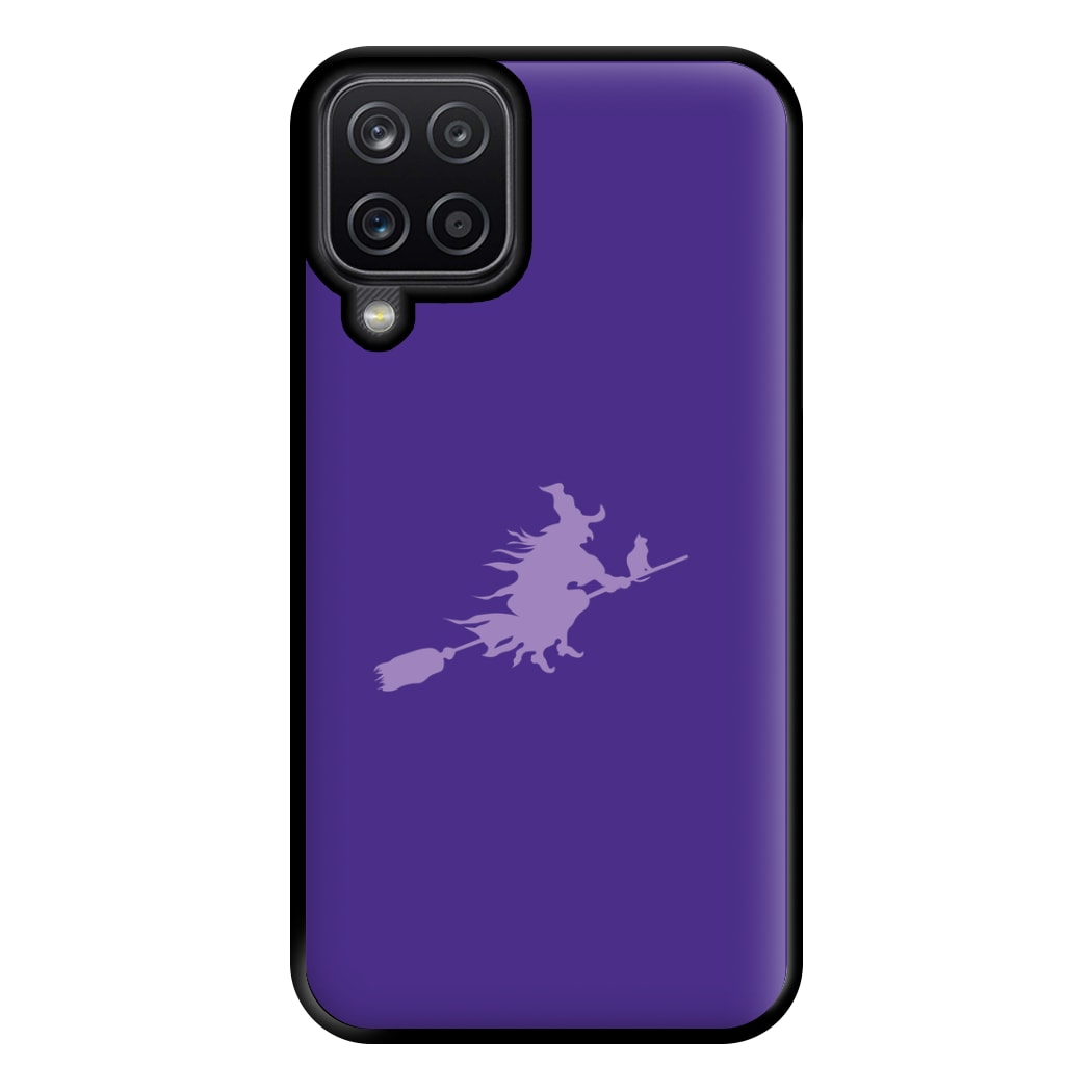 Witch And Cat - Halloween Phone Case for Galaxy A12