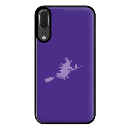 Witch And Cat - Halloween Phone Case for Huawei P20