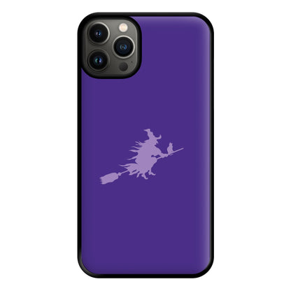 Witch And Cat - Halloween Phone Case for iPhone 13