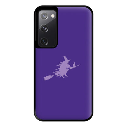 Witch And Cat - Halloween Phone Case for Galaxy S20FE